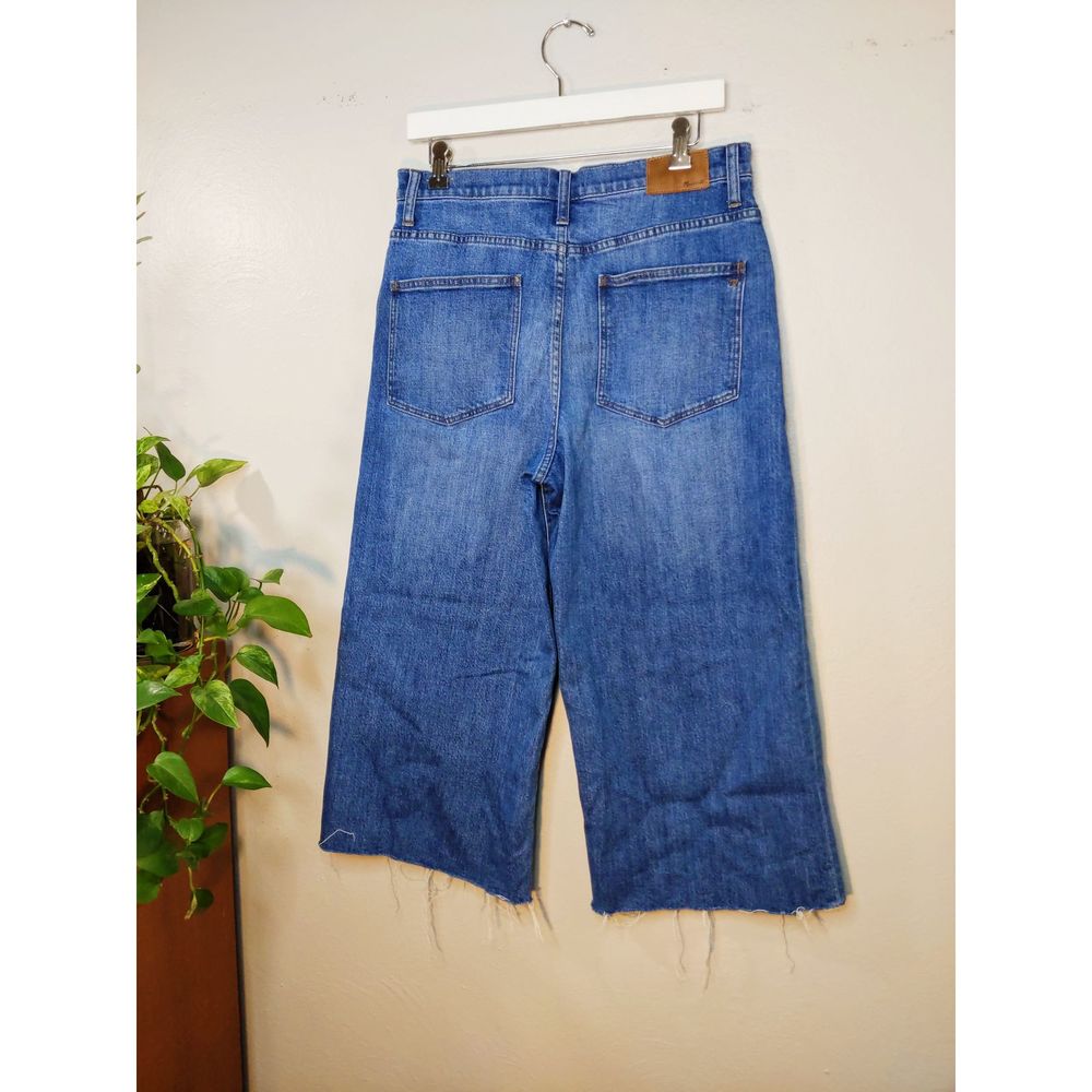 Madewell Wide Leg Crop Jeans 32